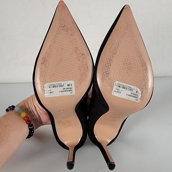 Schutz Lou Pump in Black Nubuck, Size 5.5 - Picture 7 of 10